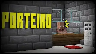 🦊Esse PORTEIRO FUNCIONAL Abre a Porta Para Você no Minecraft