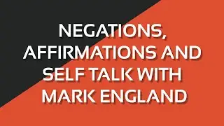 Stopping negative self talk.
