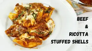 Ракушки, фаршированные говядиной и рикоттой