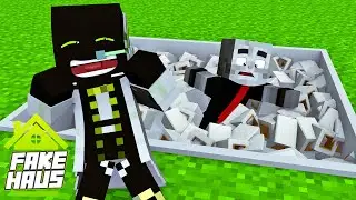 ER SCHWIMMT in TOILETTENPAPIER?! - Minecraft FAKE HAUS [Deutsch/HD]