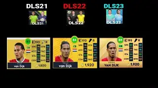 LEGENDARY PLAYER RATINGS ! DLD21 vs DLS22 vs DLS23