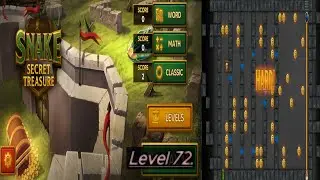 Snake Secret Treasure Labyrinth Level 72. Walkthrough Gameplay 