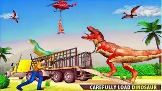 Angry Dinosaur Transport Truck Simulator Rescue  Zoo Animal Games Android Gameplay