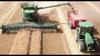 Harvest 2020 UK Compilation - Best Of Harvest 2020 - Combining, Baling, Bale Cart