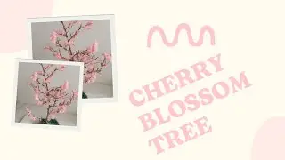 Waste se ek nayi creation 🌸Cherry blossom inspired tree 🎄| Best from waste...