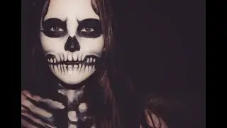 Skull makeup - Alanah France