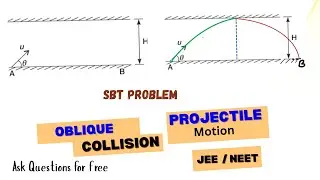 Projectile Motion with Collision | JEE Advanced Physics SBT Solution | JEE/NEET Physics