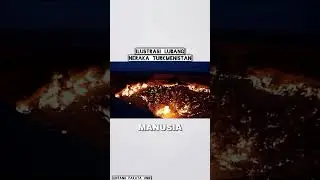 Lubang Neraka yang Menyala 50 Tahun di Dunia Nyata #short