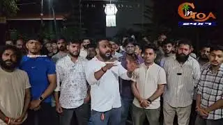 Bajrang dal protest over illegal beef transport
