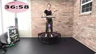 Rebounder Cardio Bounce HIIT Style Mini Trampoline Workout▶️ Heart Healthy Rebounding Routine