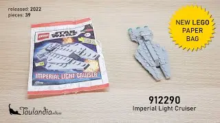 LEGO Star Wars 912290: Imperial Light Cruiser (2022 - new paper bag) - unboxing and speed building