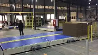 TaiYang corrugator take-off and conveyor solution for corrugated cardboard industry.