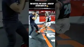 Two Battles, One Screen &mdash; Nonstop Action Mode ON 💪 #boxing #thaiboxinglife #kickboxing #mma