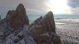 flaming gorge winter sky 2021