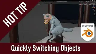 How to quickly switch between objects in sculpt and edit mode -  Blender hot tip