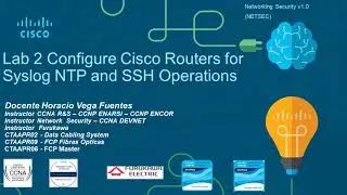 Module 6 - Configure Cisco Routers for Syslog NTP and SSH Operations