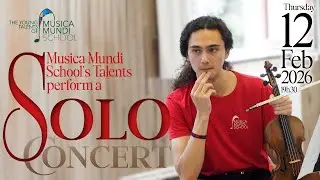 Solo Concert - Thursday, February 12th, 2026