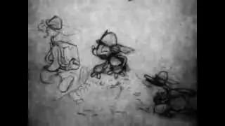 Mickey's Fire Brigade pencil test