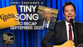 Month in Music: Jimmy Performs a Song to Recap September 2025 | The Tonight Show