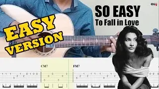 Olivia Dean - So Easy To Fall in Love - Fingerstyle Easy Guitar + TAB