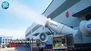 【Eco-Innovation】DECNET Mist Cannon: Efficient Dust Control & Agri-Protection, Multi-Scene Coverage