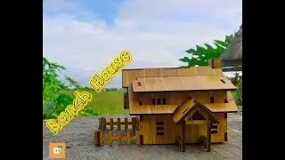 Puzzle 3D | Jigsaw Wood Material Ranch House Model (R - 9105)