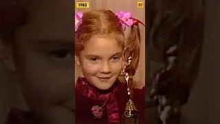 Young Drew Barrymore Receives Her First Award Ever! #shorts