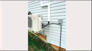 Fujitsu RLS3 Ductless Heat Pump Example Install