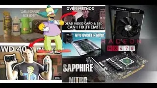 Diagnose Fix Repair RX470 RX480 RX570 RX580 Black Screen No Display Fan Not Spinning graphic card