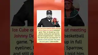 Ice Cube once laughed about meeting Johnny Depp at a charity #icecube #johnnydepp #shortsfeed