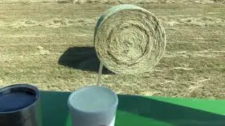 Final cut of 2020 hay. Vermeer 605N.