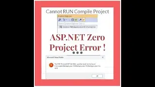 Asp.net Core MVC (Model View Controller) SDK Error  0 Projects Error  Cannot upload Project MVC