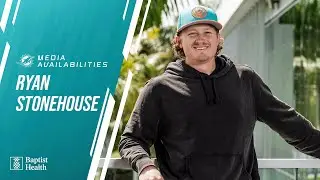 Ryan Stonehouse meets with the media | Miami Dolphins