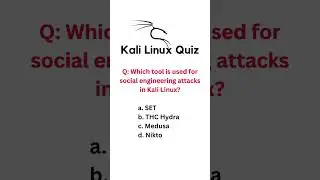 #quiz #kali #kalilinux #linux #2023 #tech #technology