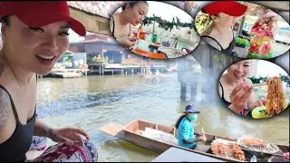 HIDDEN GEM (FLOATING MARKET) + FAVOURITE BBQ SPOT  (KLONG BANG LUANG)