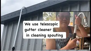 This is how we clean gutters, we use Telescopic Gutter Cleaner | Jiji Healy