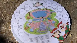 EPCOT Chip & Dale's Christmas Tree Spree (Scavenger Hunt) At The Festival Of The Holidays 2019!