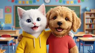 Первый день Фуроны в школе (Эп. 1) 🐱 Поездка маленького котенка в парк развлечений!
