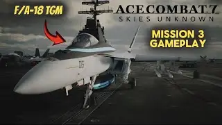 Ace Combat 7: Mission 3 Gameplay (Expert Controls)