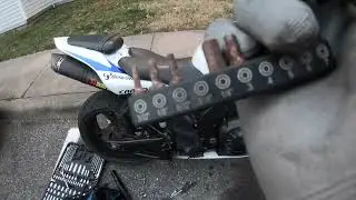 How To Replace The Rear Brake Bracket On a 08-10 Yamaha R1