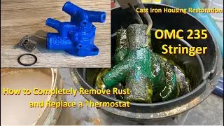 Cast Iron Housing Restoration: How to Completely Remove Rust and Replace a Thermostat