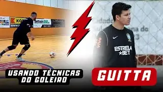 3 Dicas que o Goleiro Guitta faz no gol de futsal #futsal #goleiro #brasil