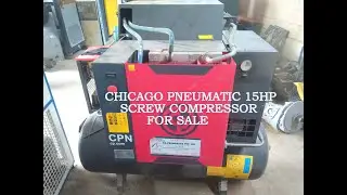 Second Hand 15HP CP Screw Compressor For Sale