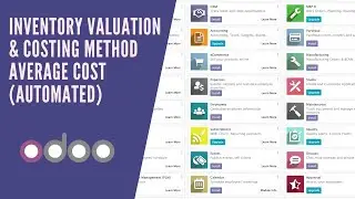 Inventory Valuation & Average Cost Automated Costing Method in Odoo 14