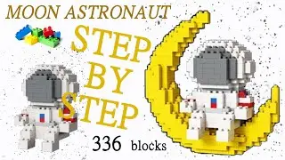 How to BUILD AN ASTRONAUT - STEP BY STEP. Lego Nano Blocks