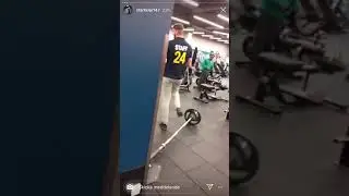 Andreas Startklar driver med alla i gymmet