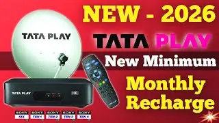 Tata Play Recharge Plan 2026 | How to Recharge Tata Play | Tata Play HD Set Top Box Recharge Plans