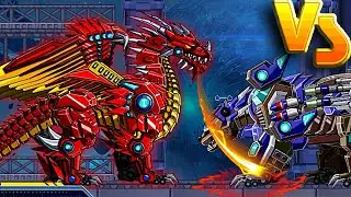 Robot Angry Bear VS Robot Red Dragon - Game Show - Game Play - 2015 - HD