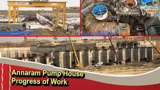 Kaleshwaram Project Rapid Work Progress of Annaram Pump House | Best Projects In India
