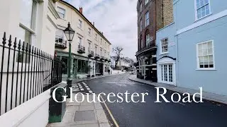 Gloucester Road Virtual Walk 4K #londonwalk #london  #treadmill  #virtualtour #virtualwalk #4K #लंडन